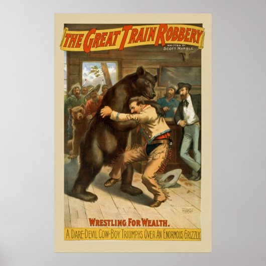 Great Train Robbery Vintage Poster (Voorkant)