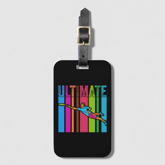 Great Ultimate Frisbee Motif Gift Bagagelabel (Voorkant (verticaal))