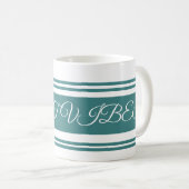 Great Vibes Green Luxe doublure Mug. tasse de café (Devant droit)