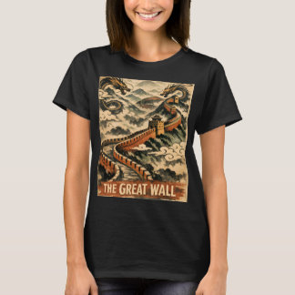Great Wall of China Vintage Travel T-shirt