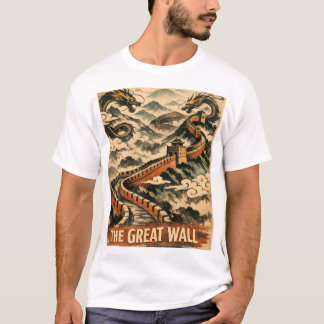 Great Wall of China Vintage Travel T-shirt