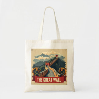 Great Wall of China Vintage Travel Tote Bag