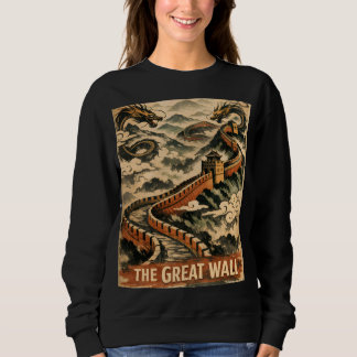 Great Wall of China Vintage Travel Trui