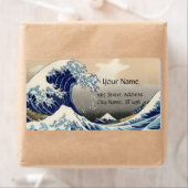 GREAT WAVE Blue White Etiket (Insitu)