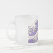 Great Wave frosted glass mok - paarse (Links)