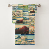 Great Wave Hokusai Mount Fuji Japanse Prints Bad Handdoek (Insitu)