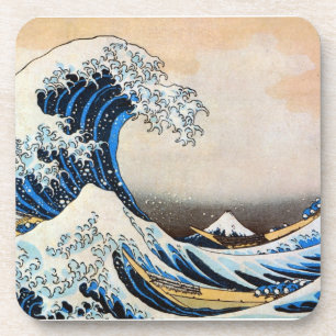 Great Wave, Hokusai, Ukiyo-e Bier Onderzetter