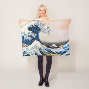 Great Wave, Hokusai, Ukiyo-e Fleece Deken