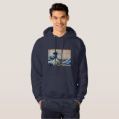 Great Wave, Hokusai, Ukiyo-e Hoodie (Voorkant volledig)