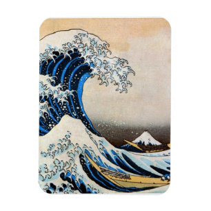 Great Wave, Hokusai, Ukiyo-e Magneet