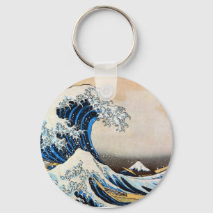 Great Wave, Hokusai, Ukiyo-e Sleutelhanger
