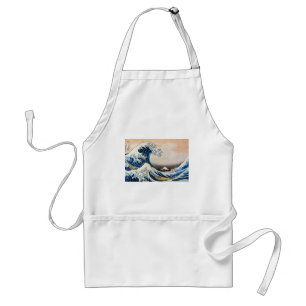 Great Wave, Hokusai, Ukiyo-e Standaard Schort