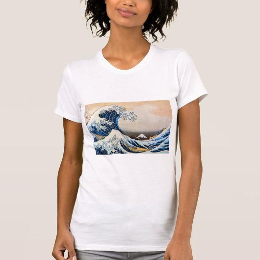 Great Wave, Hokusai, Ukiyo-e T-shirt (Voorkant)