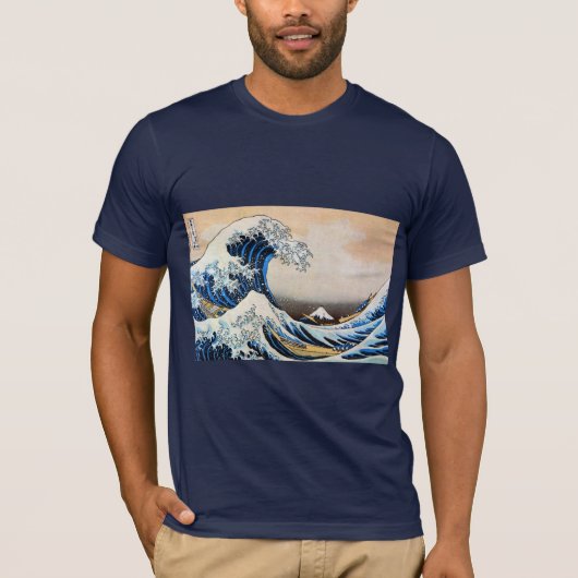Great Wave, Hokusai, Ukiyo-e T-shirt (Voorkant)