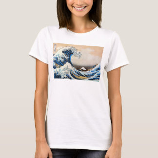 Great Wave, Hokusai, Ukiyo-e T-shirt