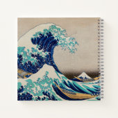 "Great Wave"  Japanse kunst Hokusai Notitieboek (Achterkant)