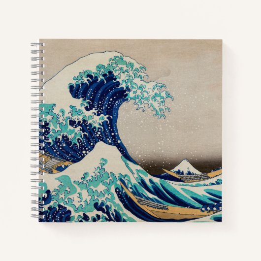 "Great Wave"  Japanse kunst Hokusai Notitieboek (Voorkant)
