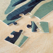 Great Wave Kanagawa  Illustratie Japans Legpuzzel (Zijkant)