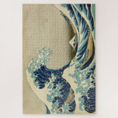 Great Wave Kanagawa  Illustratie Japans Legpuzzel (Verticaal)