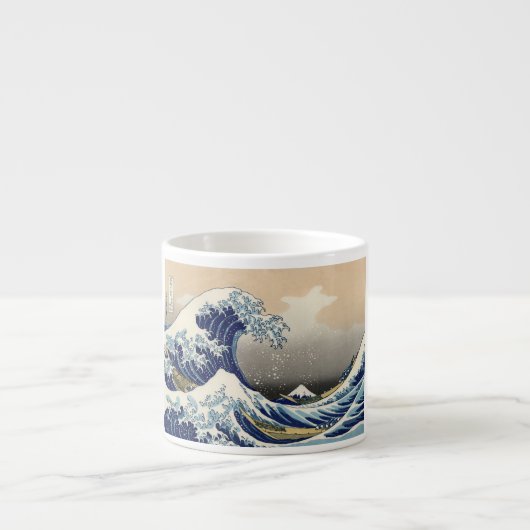 Great Wave Kanagawa Japans schilderen Espresso Kop (Voorkant)