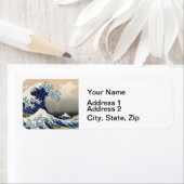 Great Wave Kanagawa Japans schilderen Etiket (Insitu)