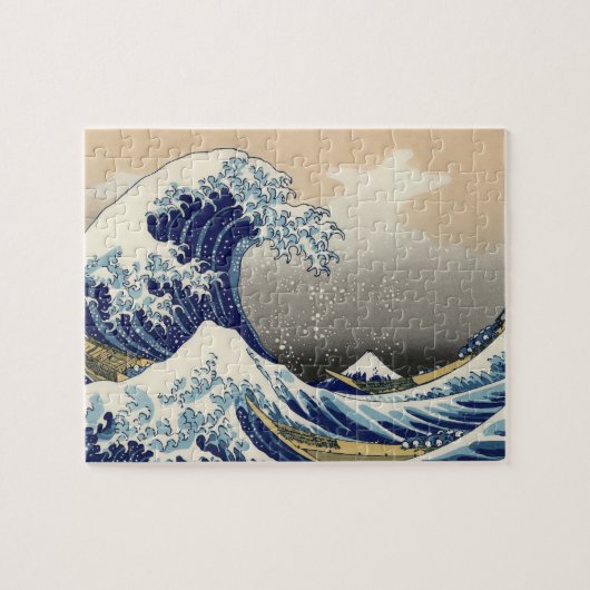 Great Wave Kanagawa Japans schilderen Legpuzzel (Horizontaal)