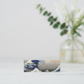 Great Wave Kanagawa Japans schilderen Mini Visitekaartje (Staand voorkant)