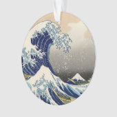 Great Wave Kanagawa Japans schilderen Ornament (voorkant)