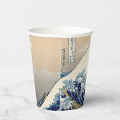Great Wave Kanagawa Japans schilderen Papieren Bekers (Rechts)