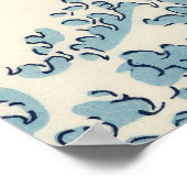 Great Wave Kanagawa Japans schilderen Poster (Hoek)