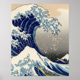 Great Wave Kanagawa Japans schilderen Poster