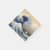 Great Wave Kanagawa Japans schilderen Servetten (Hoek)