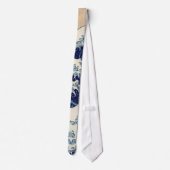Great Wave Kanagawa Japans schilderen Stropdas (Achterkant)