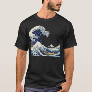 Great Wave Kanagawa Japans schilderen T-shirt