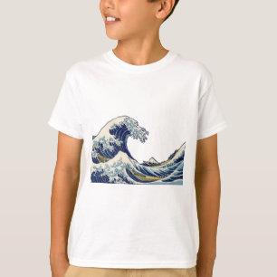 Great Wave Kanagawa Japans schilderen T-shirt