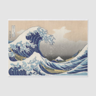 Great Wave Kanagawa Japans schilderen Tissuepapier