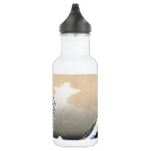 Great Wave Kanagawa Japans schilderen Waterfles (Rechts)