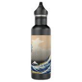 Great Wave Kanagawa Japans schilderen Waterfles (Rechts)