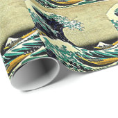 Great Wave langs Kanagawa Cadeaupapier (Rol Hoek)