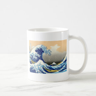 Great Wave langs Kanagawa ~ Hokusai Koffiemok