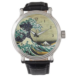 Great Wave langs Kanagawa Horloge