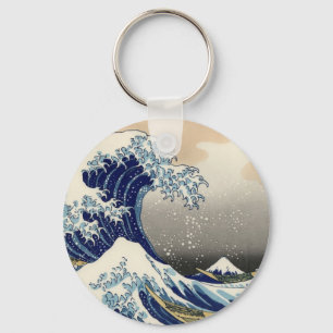 Great Wave langs Kanagawa Sleutelhanger