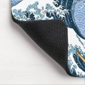 Great Wave of Kanagawa gepersonaliseerd Muismat (Hoek)
