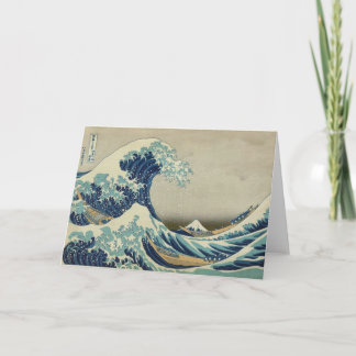 Great Wave of Kanagawa - Hokusai Kaart