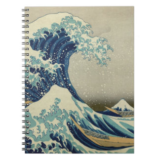 "Great Wave off Kanagawa" door Hokusai Notitieboek