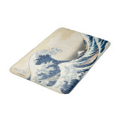 Great Wave Off Kanagawa Hokusai Japans Badmat (Gekanteld)