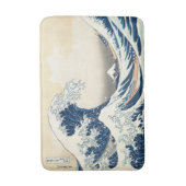 Great Wave Off Kanagawa Hokusai Japans Badmat (Voorkant Verticaal)