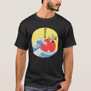 Great Wave Off Kanagawa Japans kunstwerk Kanagawa T-shirt