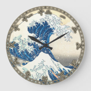 Great Wave off Kanagawa, Japanse kunst, Hokusai Grote Klok