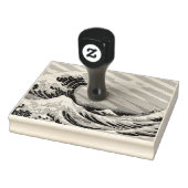 Great Wave off Kanagawa & Mount Fuji Japan Zee Rubberstempel (Stempel)